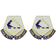 Massachusetts National Guard Unit Crest (Ense Petit Placidam)